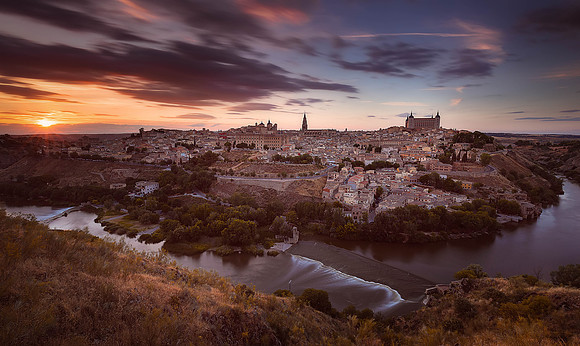Sunset in Toledo