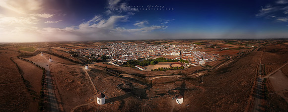 Mota del Cuervo a vista de Gigante