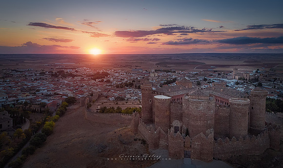 Sunset from the Castle of Belmonte